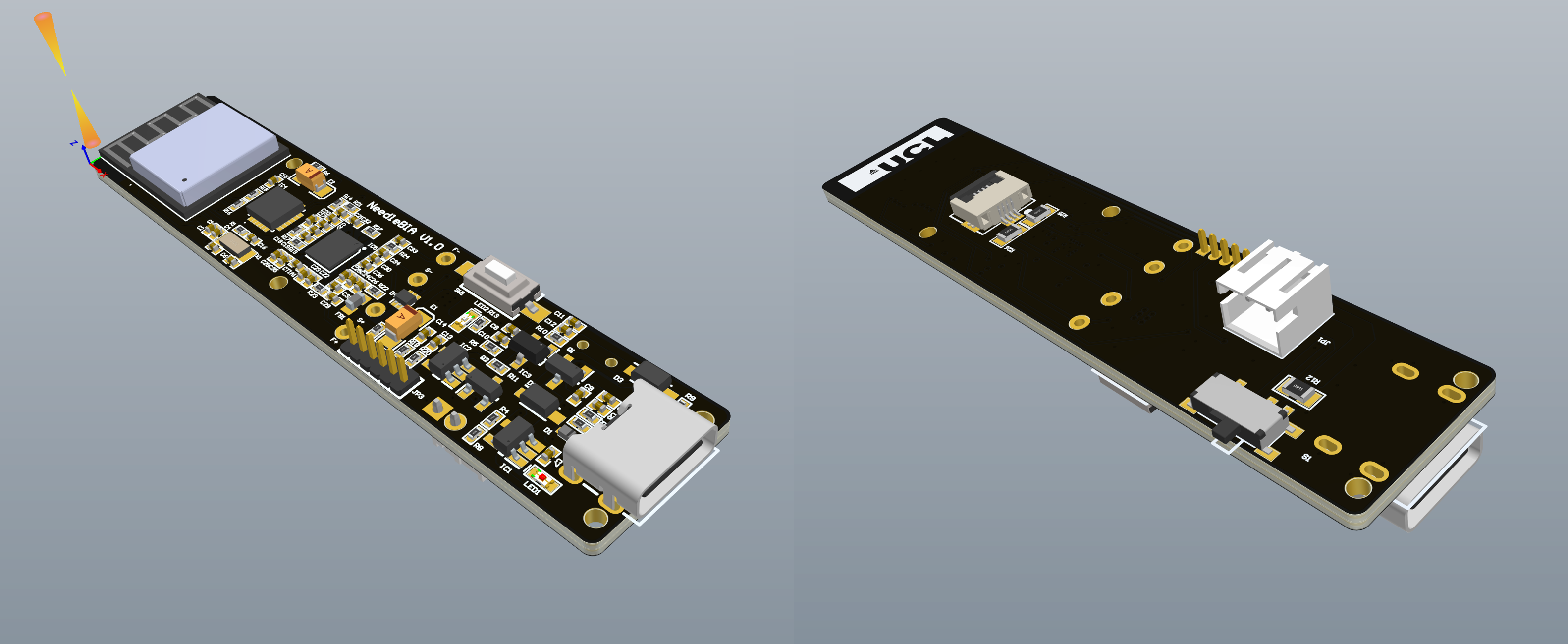 BINH v1 PCB - Single channel four-wire measurement