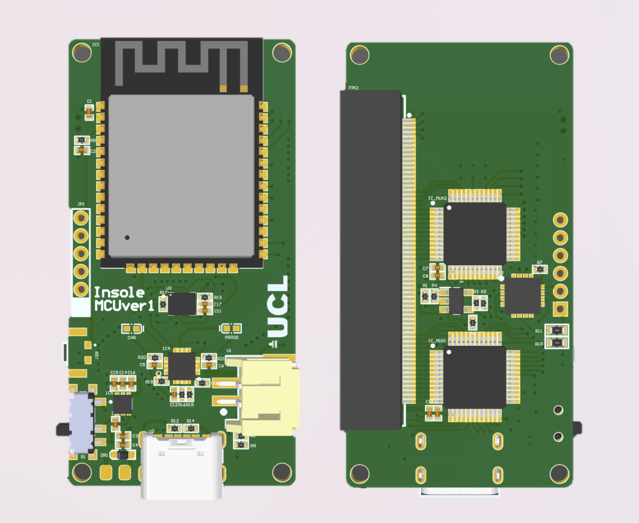 Insole PCB v1 prototype