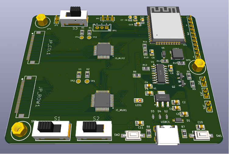 Insole PCB v1 prototype